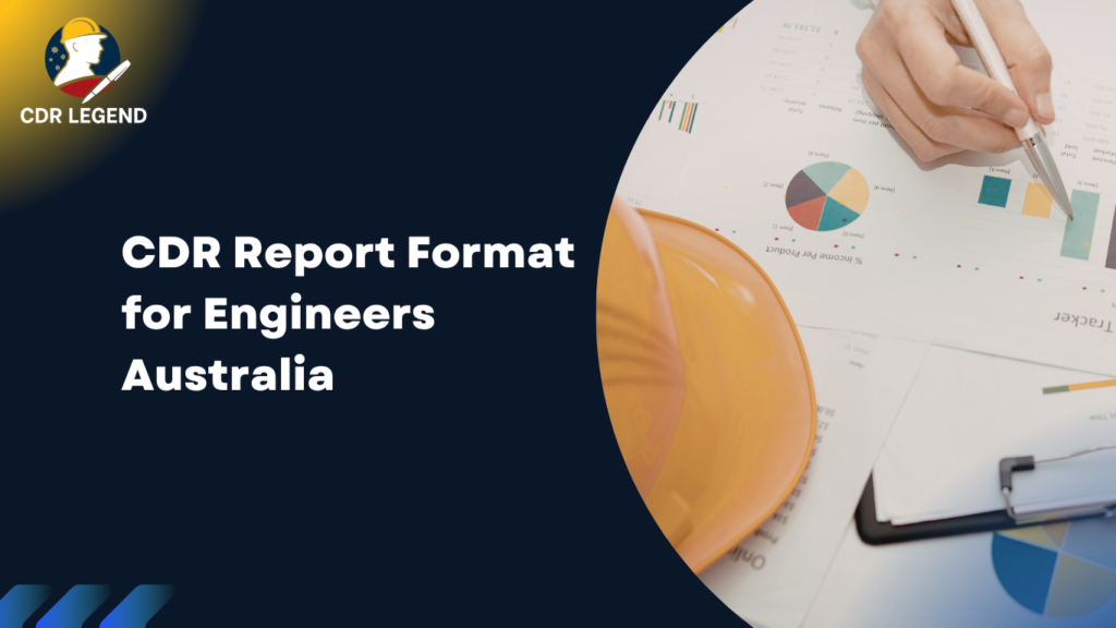 CDR Report Format for Engineers Australia - CDR Legend